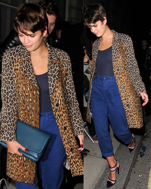 Pixie Geldof at the W magazine dinner to celebrate its September cover issue in London on September 14, 2013