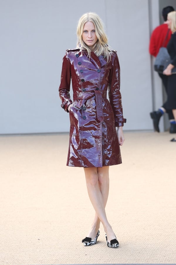 Poppy Delevingne at Burberry Prorsum s/s 2014 during London Fashion Week SS14 in London, United Kingdom, on September 16, 2013