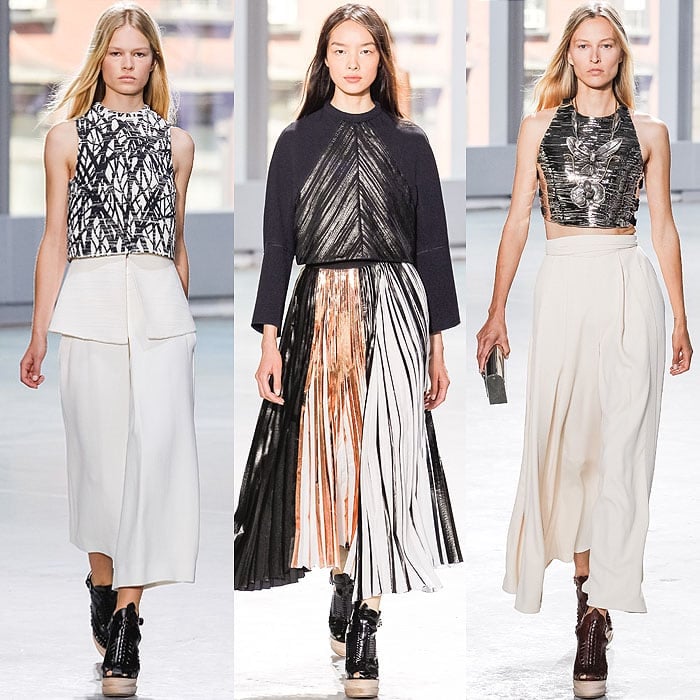 Looks from the Proenza Schouler Spring 2014 collection