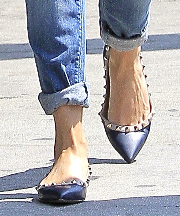 Reese Witherspoon's Go-to Shoes: Valentino Rockstud Ballerina Flats