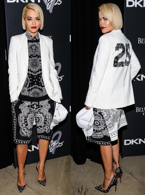 Rita Ora at DKNY's 25th Birthday Party in New York on September 9, 2013