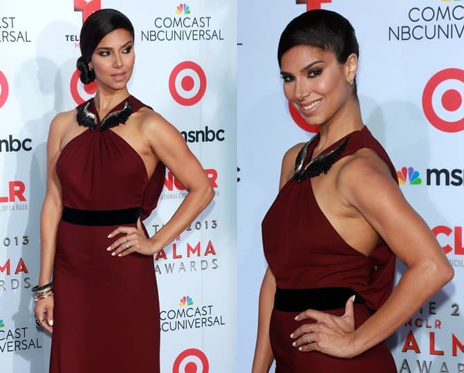 However, we're not too sure how we feel about Roselyn Sanchez' one-sided hairdo
