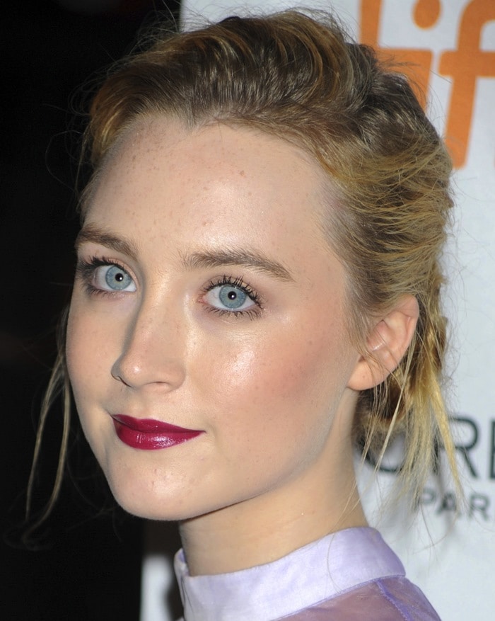 Saoirse Ronan completely transformed herself for her next appearance at the Toronto International Film Festival