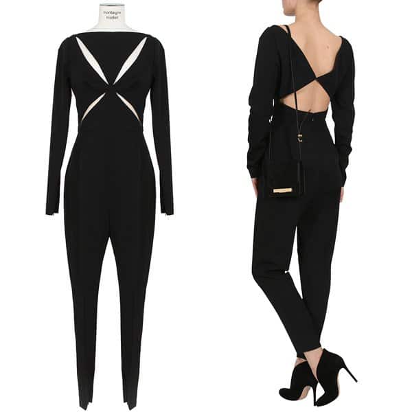 Stella McCartney Black Wool Jumpsuit