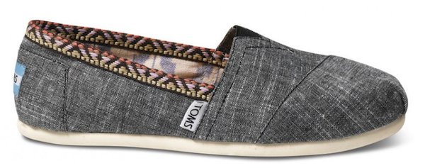 Toms Chambray Trim Women's Classic Shoes