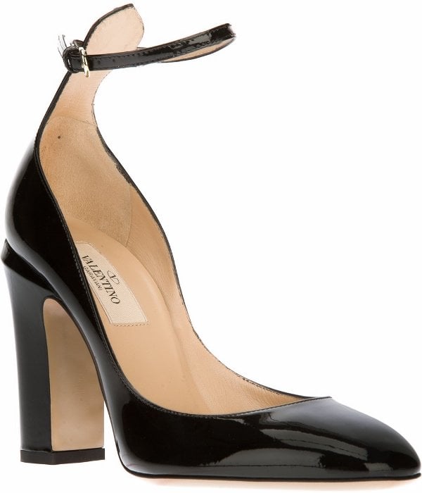 Black Valentino Leather Pumps