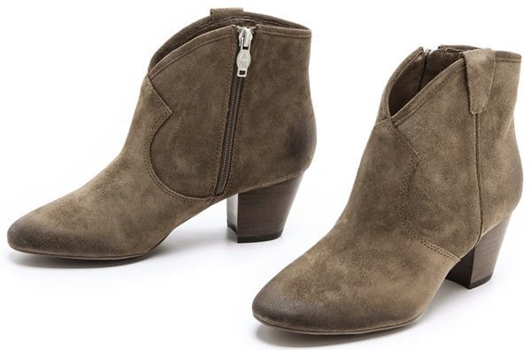 Ash Spiral Mid-Heel Booties