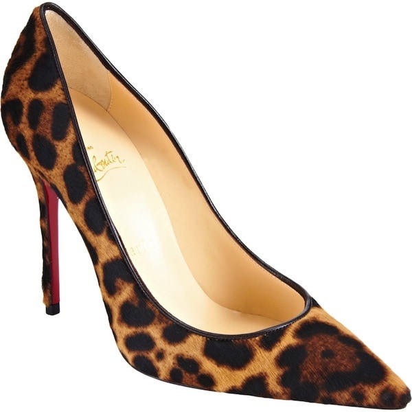 Christian Louboutin Decollete 554 Leopard-Printed Pumps