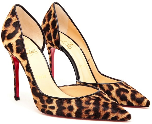 Christian Louboutin "Iriza" Leopard-Print Pony-Skin Pumps