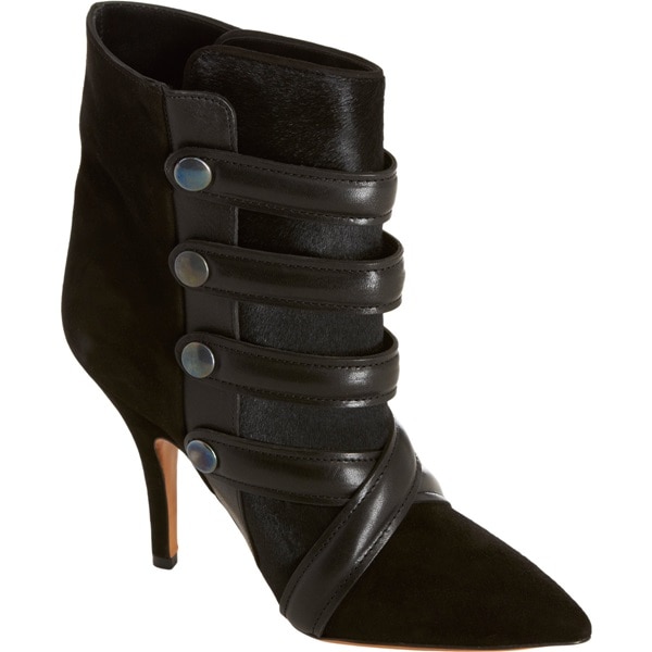 Isabel Marant 'Tacy' Suede Ankle Boots in Black
