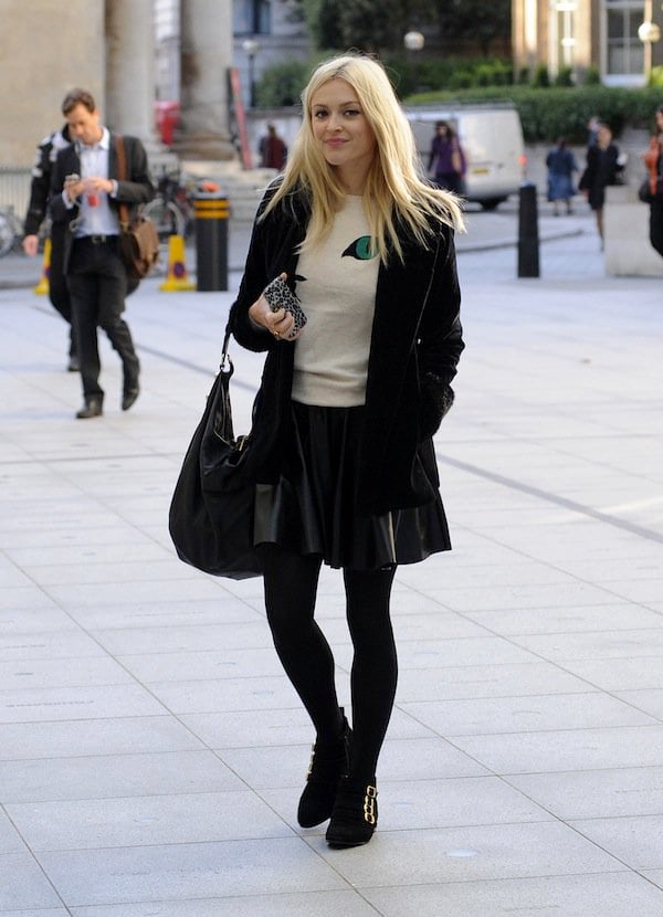 Fearne Cotton arrives at Radio 1