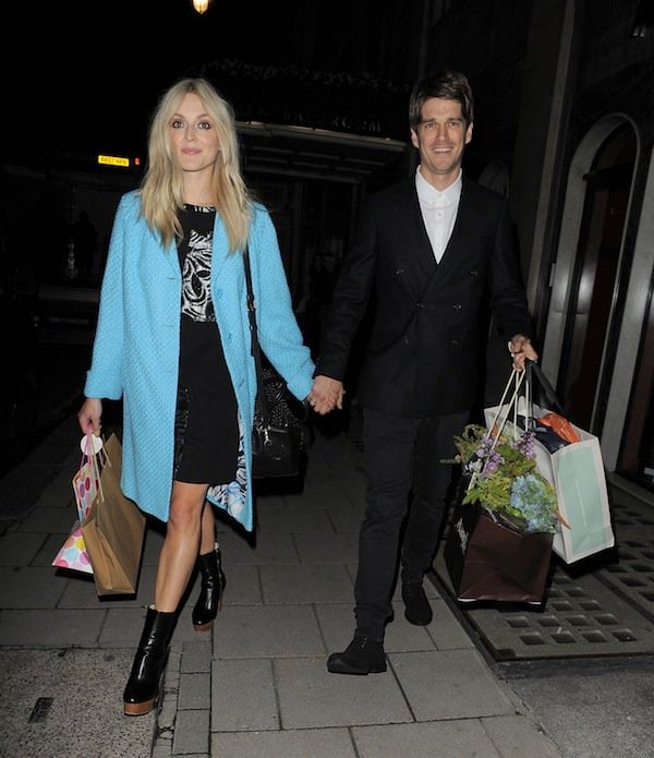 Fearne Cotton leaving Claridges