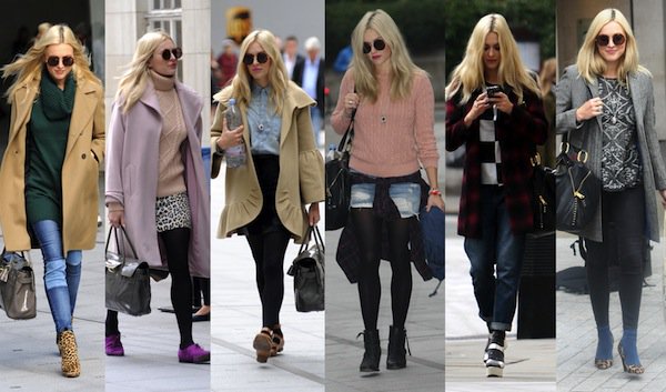 Rundown of Fearne Cotton's looks for the past week