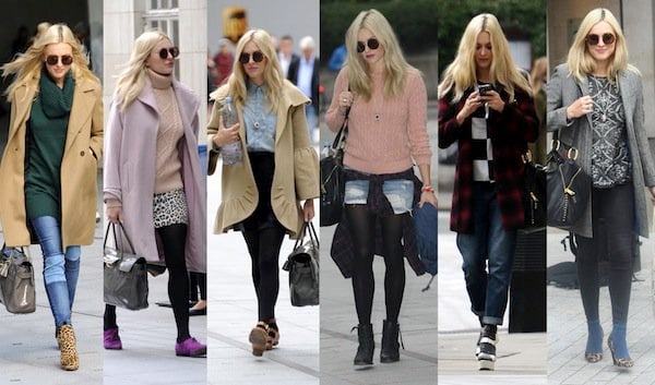 Rundown of Fearne Cotton's looks for the past week