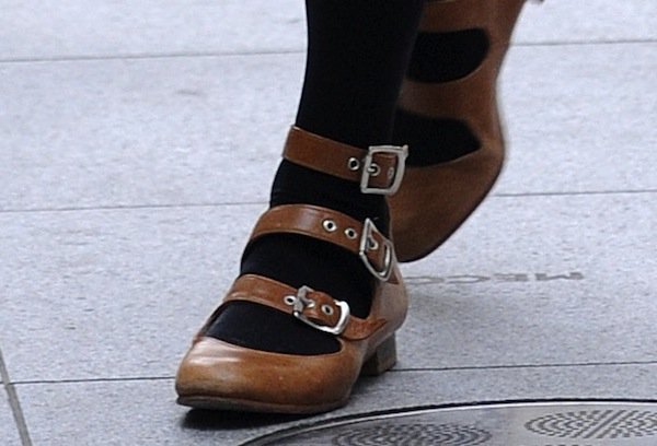 Fearne Cotton's Vivienne Westwood three-strap sandals