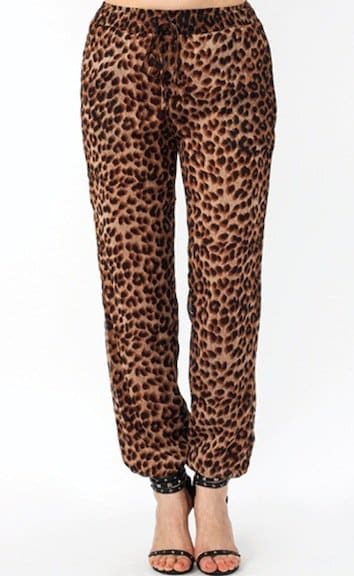 Leopard Lady Drawstring Lounge Pants