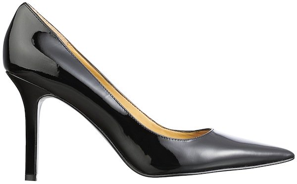 Nine West Black "Martina" Pointy-Toe Pumps