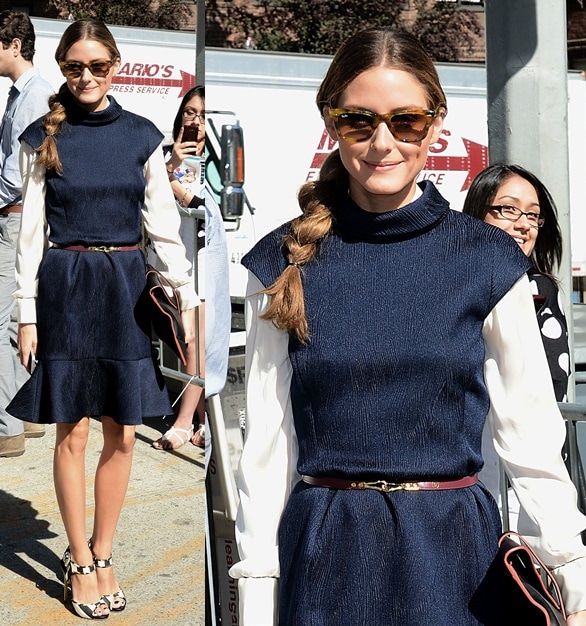 Olivia Palermo at the Carolina Herrera Spring 2014 presentation during New York Fashion Week