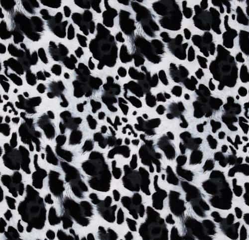 Kaufman Fabrics 58 Wide Laguna Stretch Cotton Jersey in Leopard Snow Print
