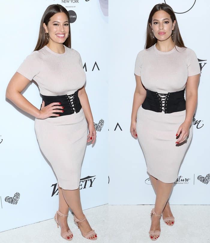 Ashley Graham attending Variety's Power Of Women: New York at Cipriani Midtown in New York.