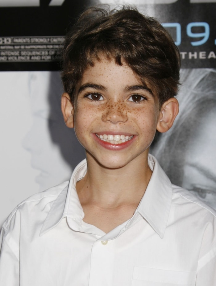 Cameron Boyce arrives at the Los Angeles Premiere of "Eagle Eye"