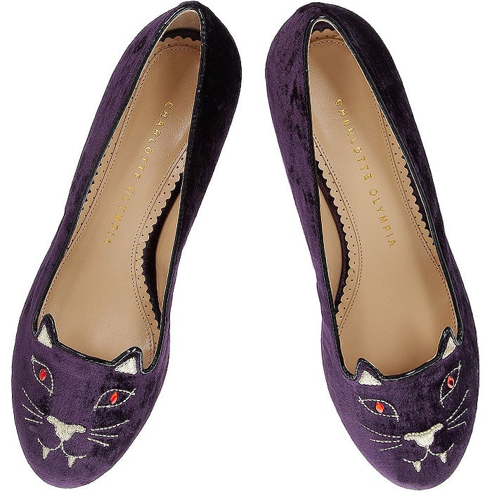 Charlotte Olympia Bite Me Kitty Flats