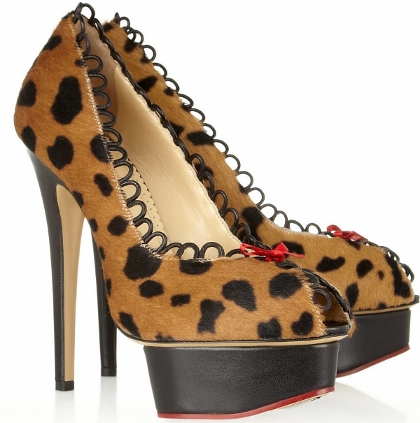 Charlotte Olympia "Daphne" Animal Pumps