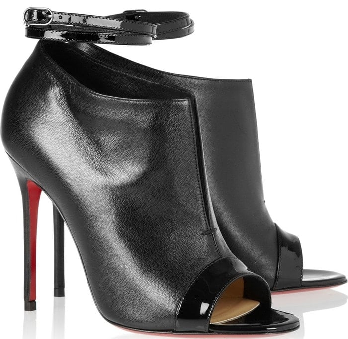 Christian Louboutin Diptic Leather Ankle Boots