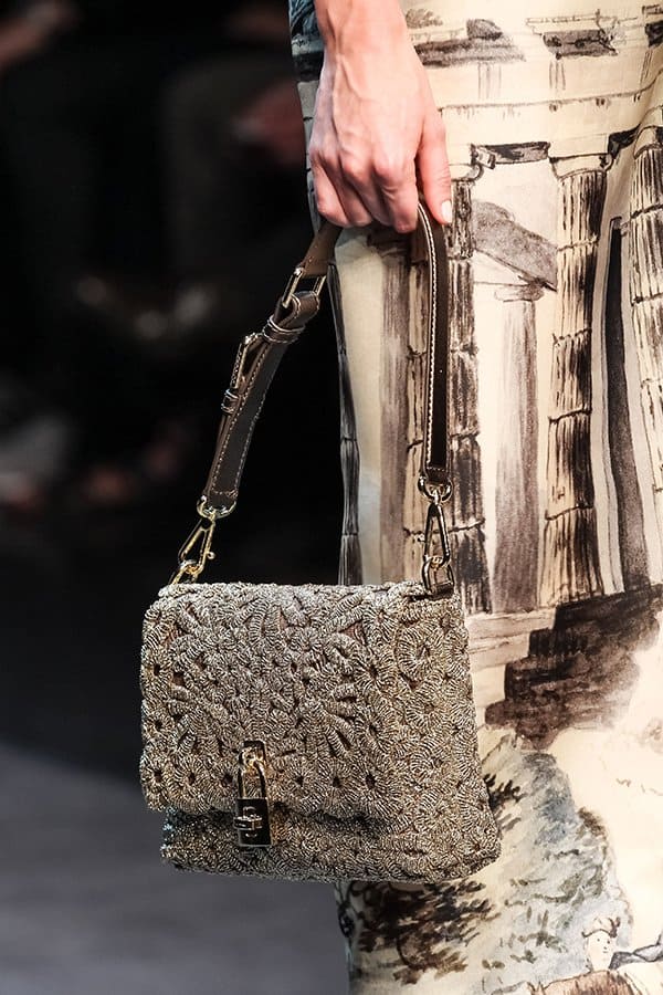 Dolce & Gabbana's Spring/Summer 2014 bag collection during Milan Fashion Week