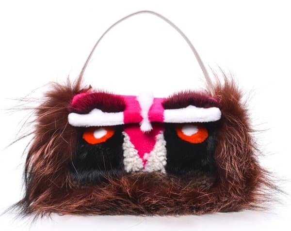Fendi Mini Monster Baguette Bag