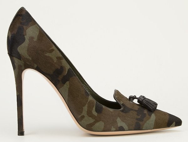 Gianvito Rossi Camouflage Tassel Pumps