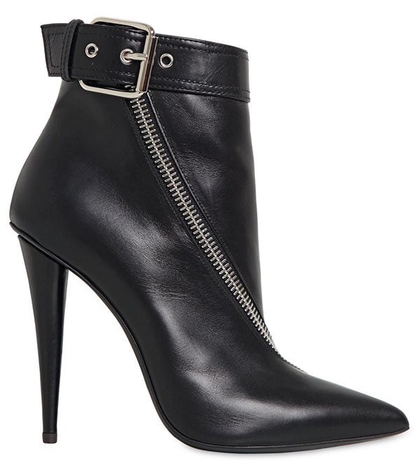 Giuseppe Zanotti Zipped Boots in Black Leather