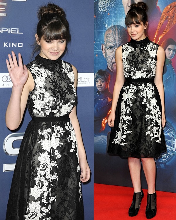 Hailee Steinfeld attends a photo call for her new movie "Ender's Game"