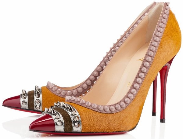 Christian Louboutin "Malabar Hill" Pumps in Cognac