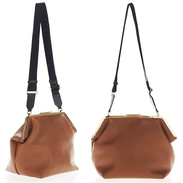 Marni Shoulder Bag Terracotta And Lily White Handbag