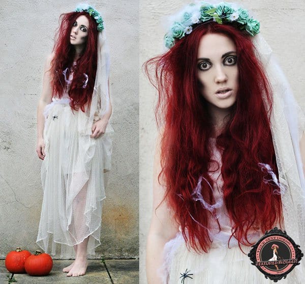 Megan as the corpse bride