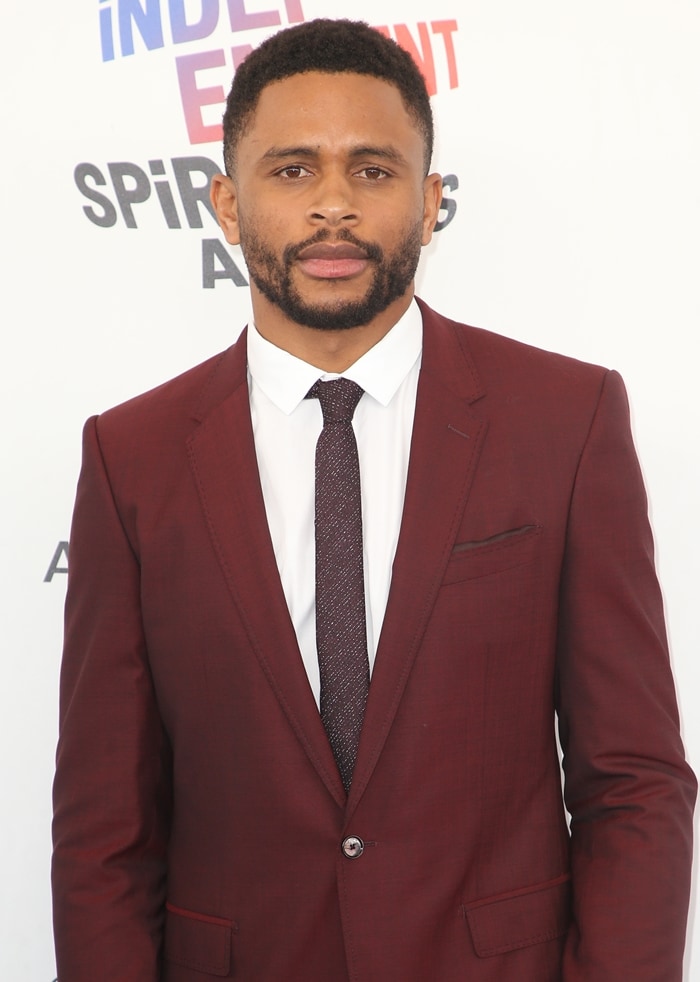 Actor Nnamdi Asomugha attends the 33rd annual Film Independent Spirit Awards