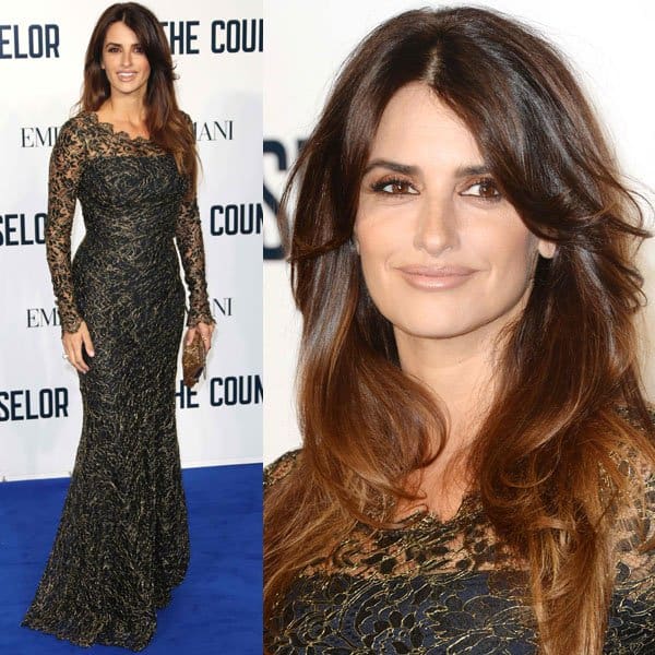 Penélope Cruz pulled out all stops with this Temperley London dress, which magically condemned the existence of her bad angles