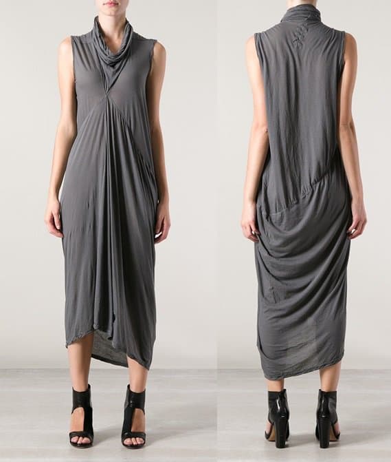 Rick Owens Draped Dress