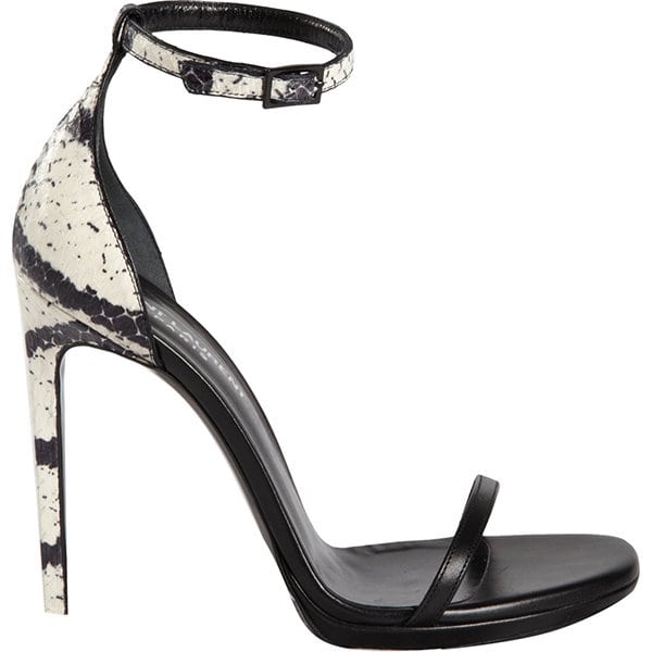 Saint Laurent Snakeskin "Jane" Sandals