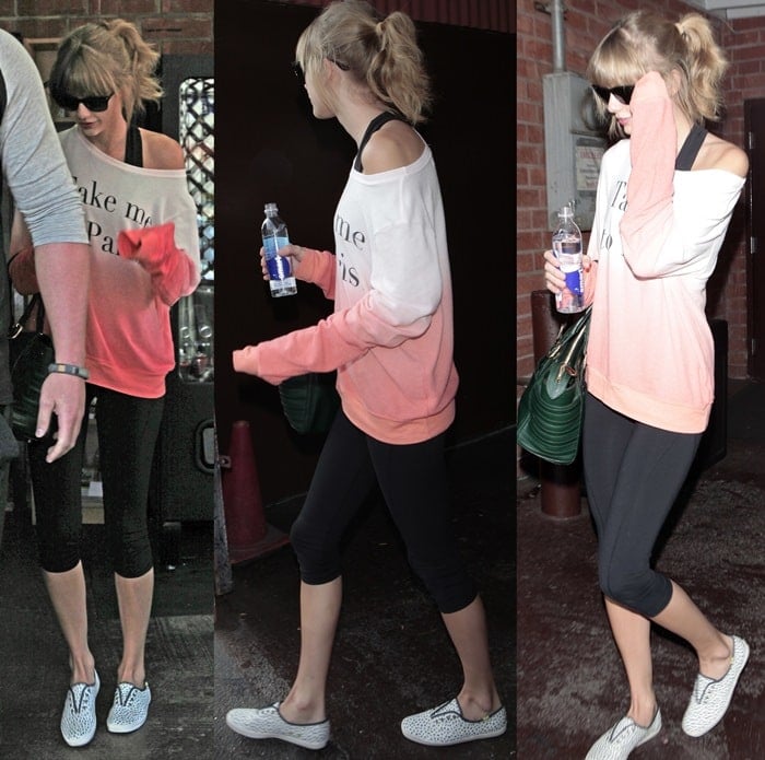 taylor swift yoga pants