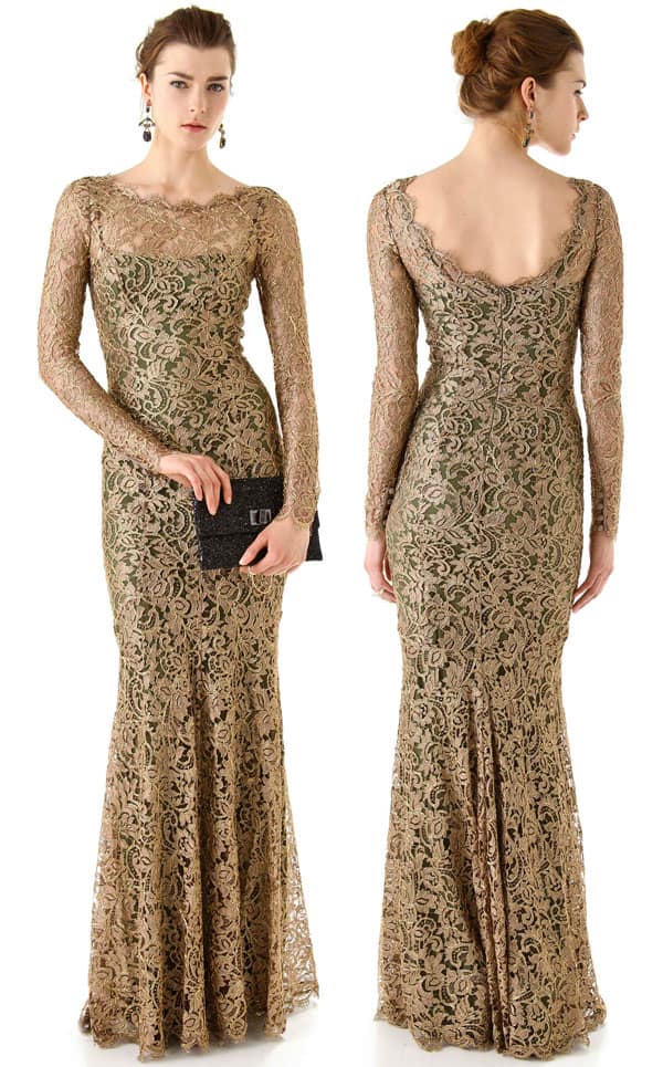 Temperley London Ariel Lace Maxi Dress