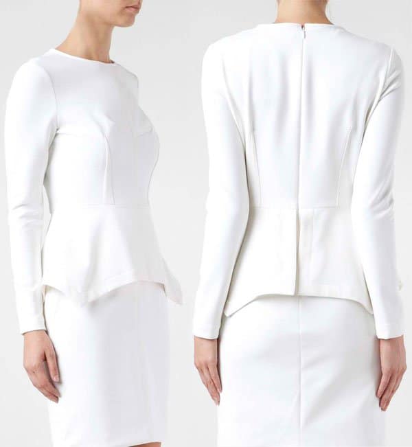  Yigal Azrouël Peplum Dress