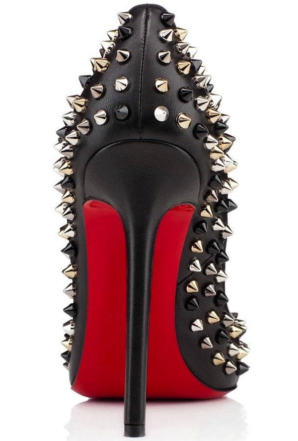 Christian Louboutin "Pigalle Spikes" in Black