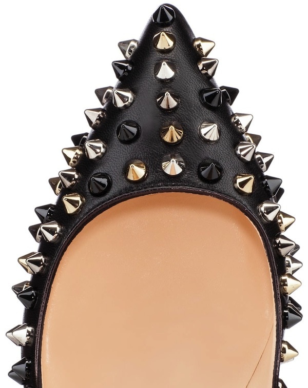 Christian Louboutin "Pigalle Spikes" in Black