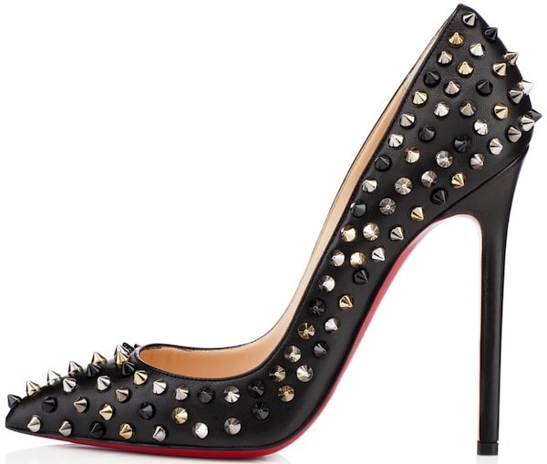 Christian Louboutin "Pigalle Spikes" in Black