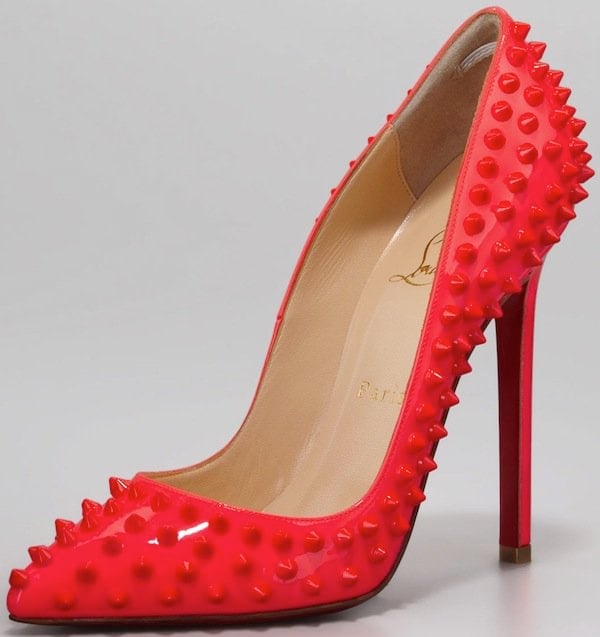 Christian Louboutin "Pigalle Spikes" in Rose Paris
