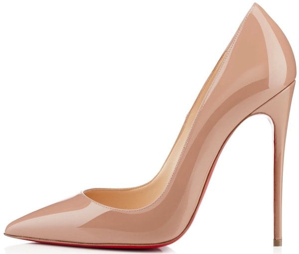 Christian Louboutin "So Kate" Nude Pumps