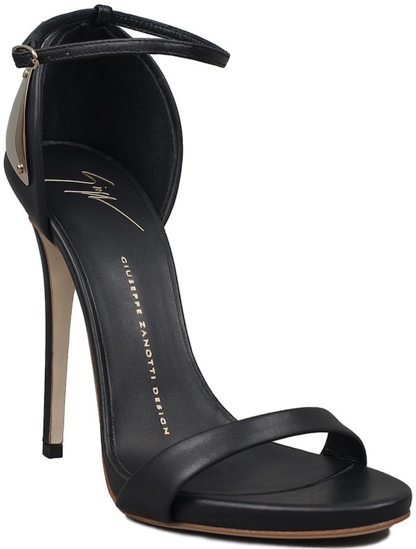 Giuseppe Zanotti Black Stiletto Sandals