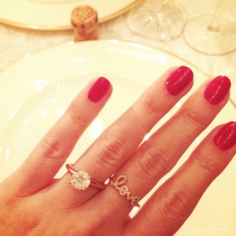 Lauren Conrad's engagement ring